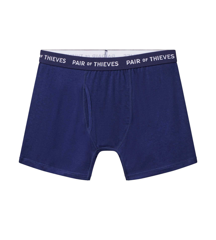 Ierhent Real Men Underwear Men's SuperSoft Boxer Briefs & Trunks(Blue,XXL)