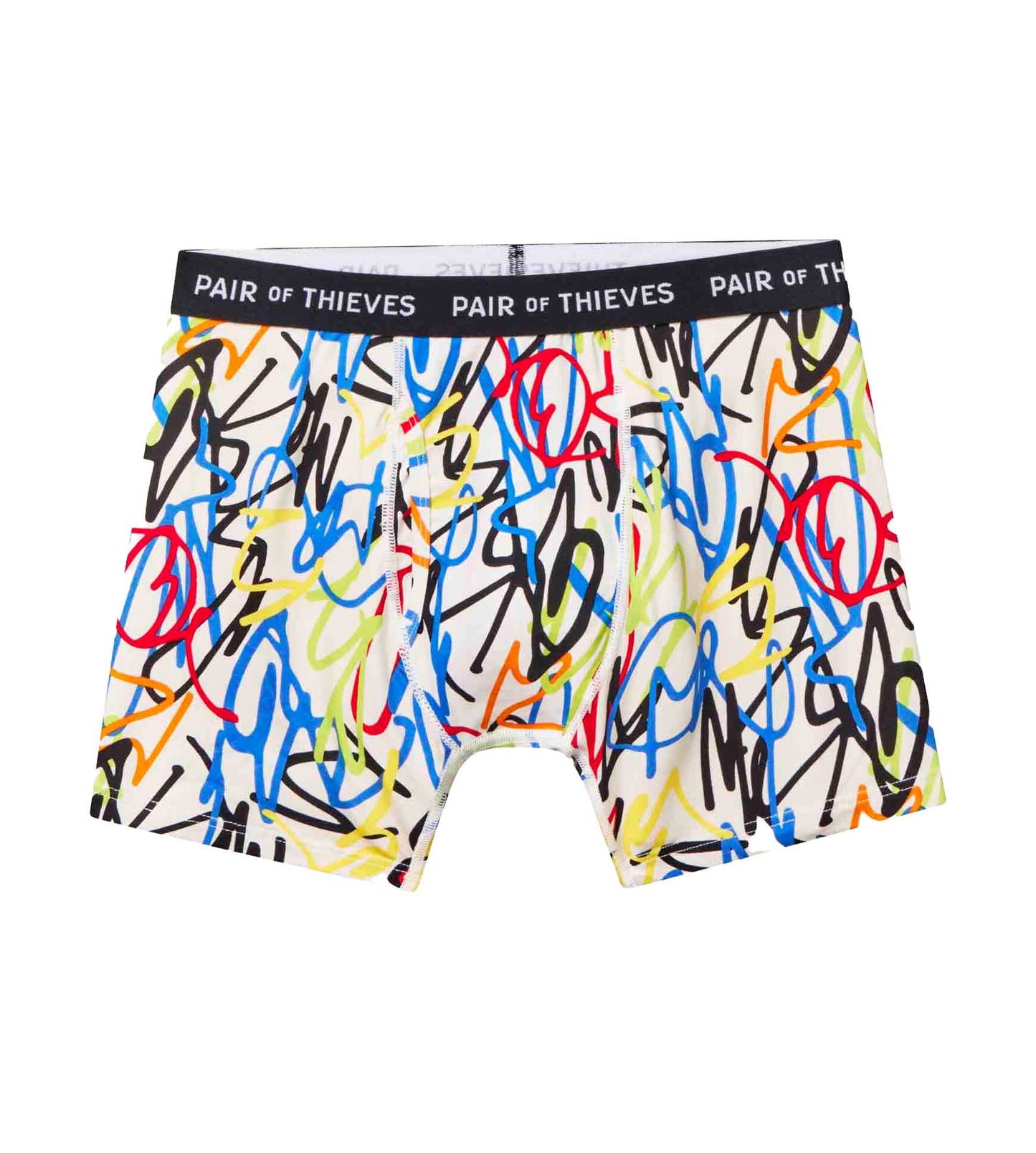Pair Of Thieves Men's 2pk Super Soft Abstract Scribble Boxer