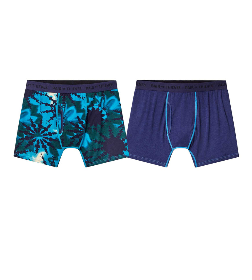 SuperSoft Boxer Briefs 2 Pack Dye Hard - Pair of Thieves
