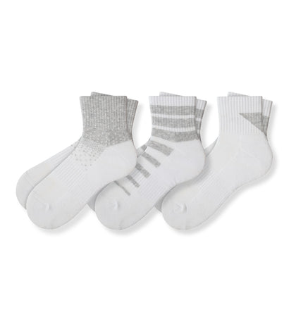 BOWO Cushion Ankle Socks 3 pack Light Gray, Gains boro, Dark Gray, Silver, Gains boro, Gray, Whitesmoke, Dark Gray, Light Gray