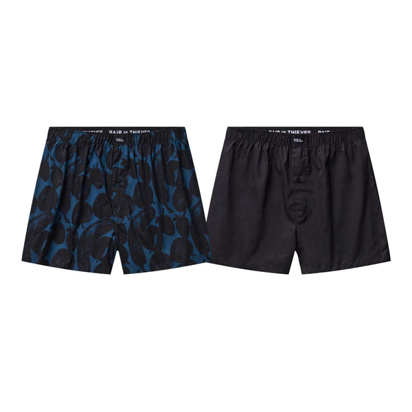 Woven Boxers Dark Teal Underwear 2 Pack – Pair of Thieves