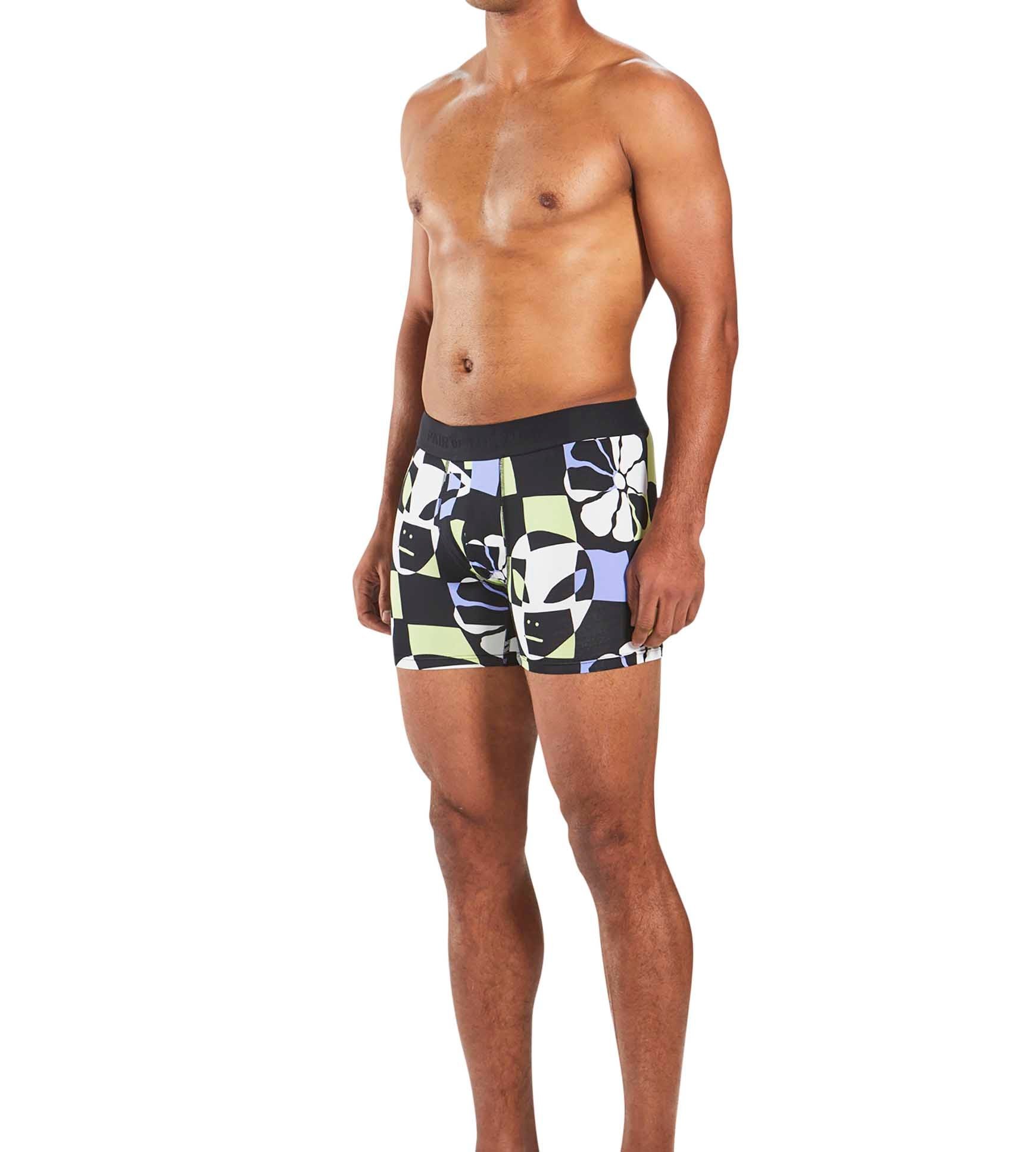 Hustle Boxer Brief 2 Pack colors contain: Peru, Saddle brown, Dark slate gray, Sienna, Light Gray, Indian red, Tan, Gray, Dark salmon