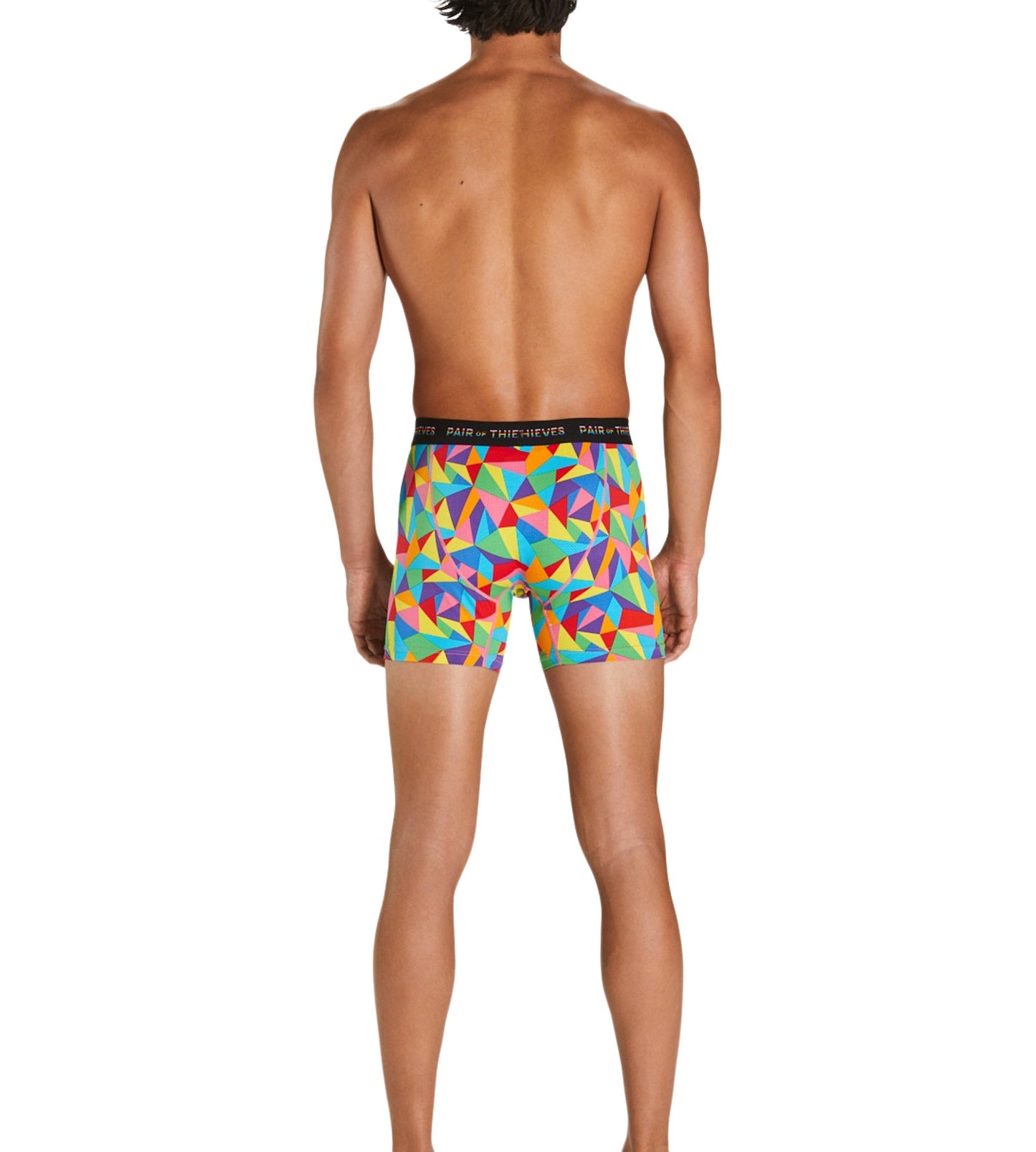 Superfit Boxer Briefs - PRIDE colors consists of Peru, Medium turquoise, Dark slate gray, Dark sea green, Dark salmon, Sienna, Sandy brown, Dark slate blue, Crimson