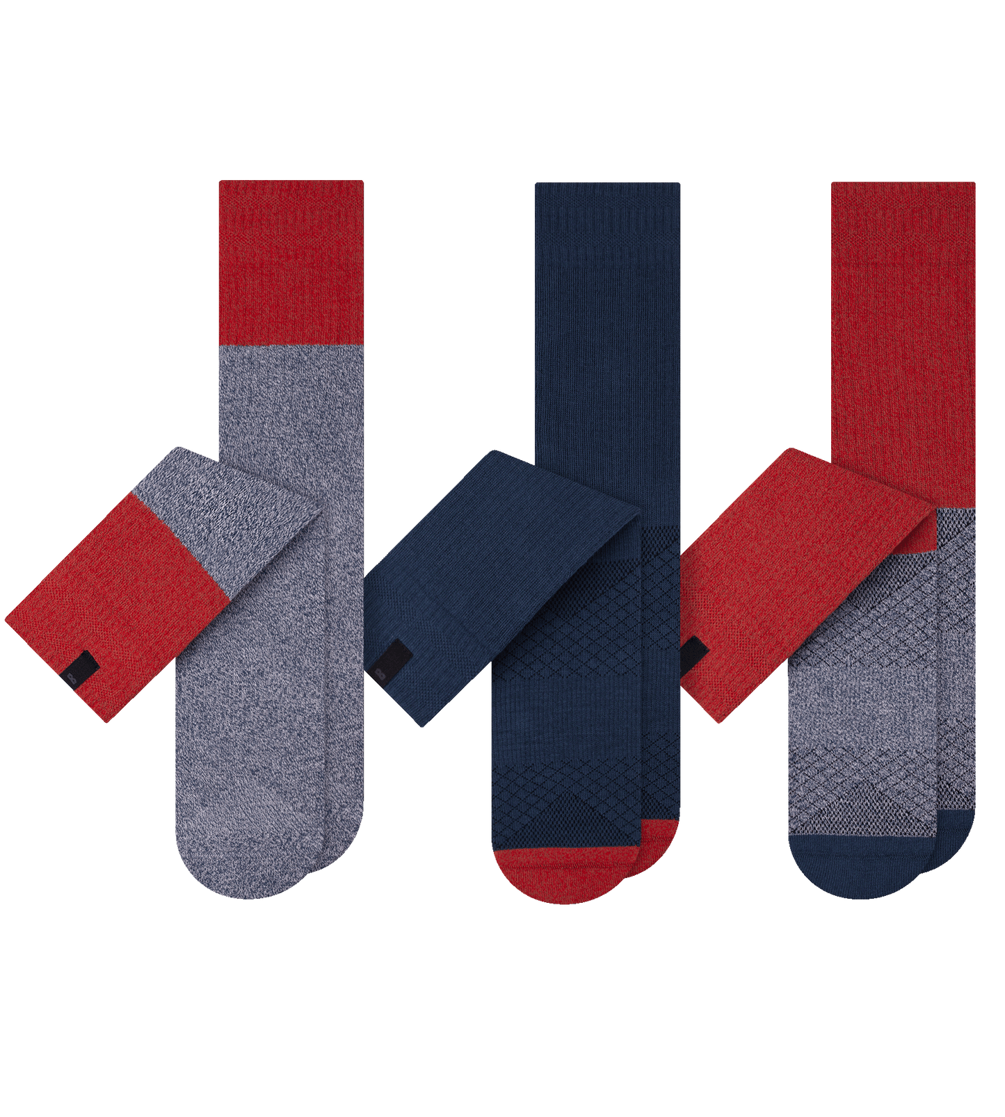 Hustle Cushion Crew Socks 3 Pack