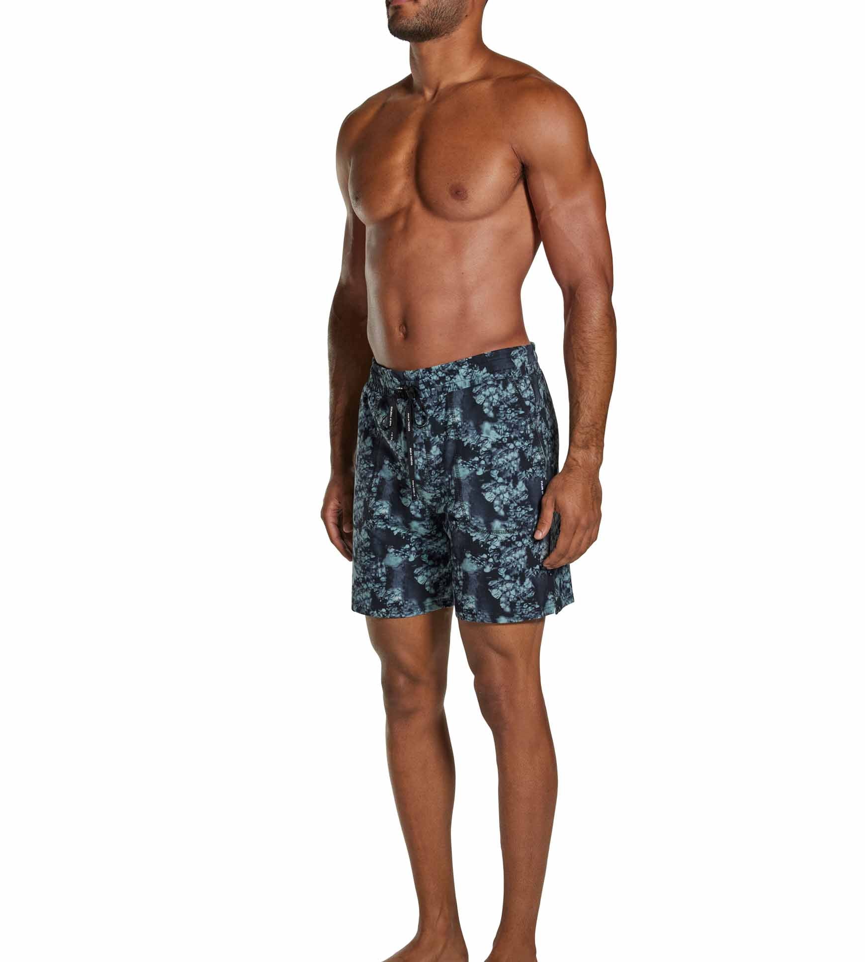 Off Duty Super Soft Lounge Sho Supersoft Lounge Short Black, White, Slate gray, Dark Gray, Dark slate gray, Lights late gray, Light steel blue, Dark slate gray, Dim gray, Dark slate gray