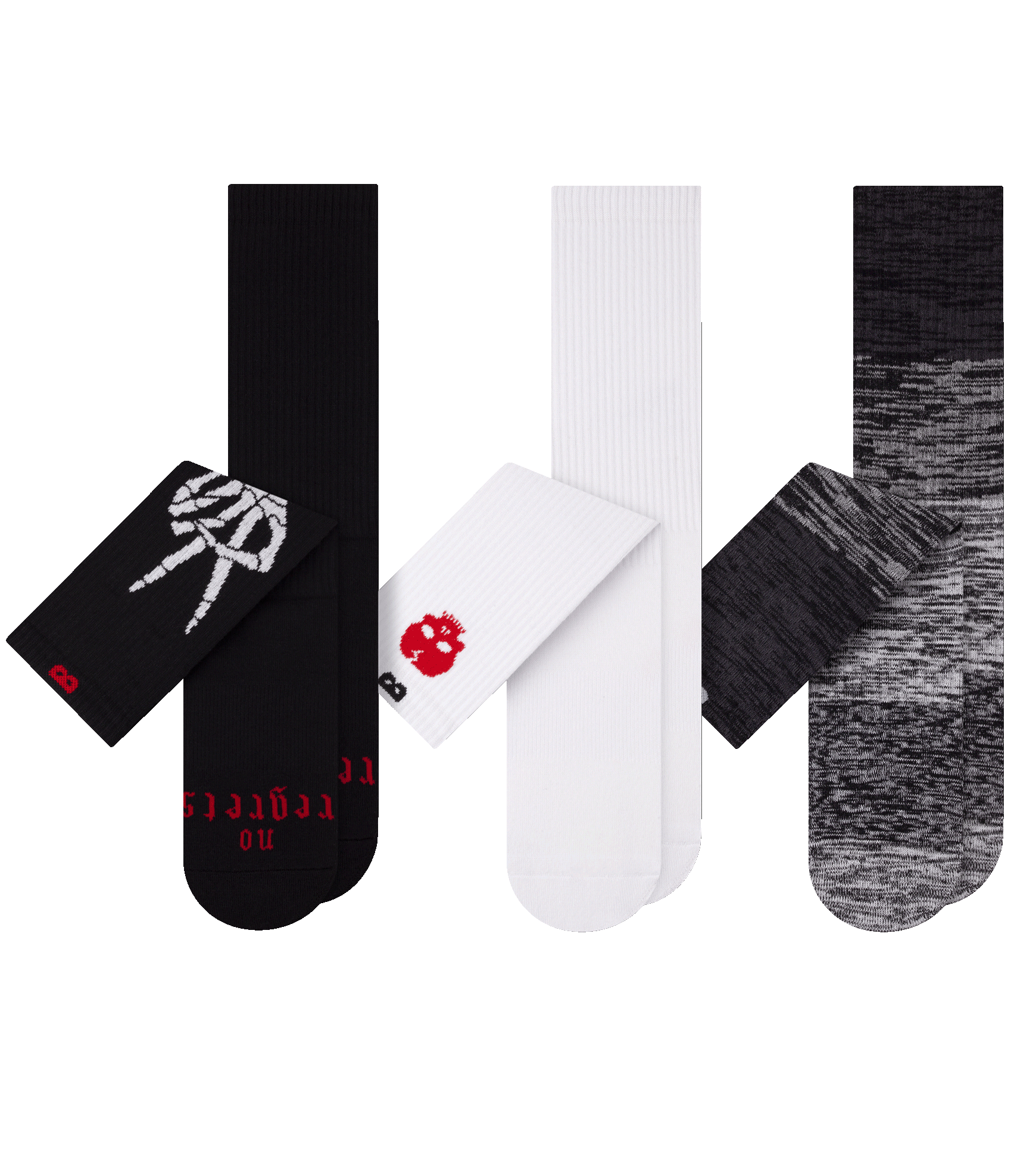 Cushion Crew Socks 3 Pack