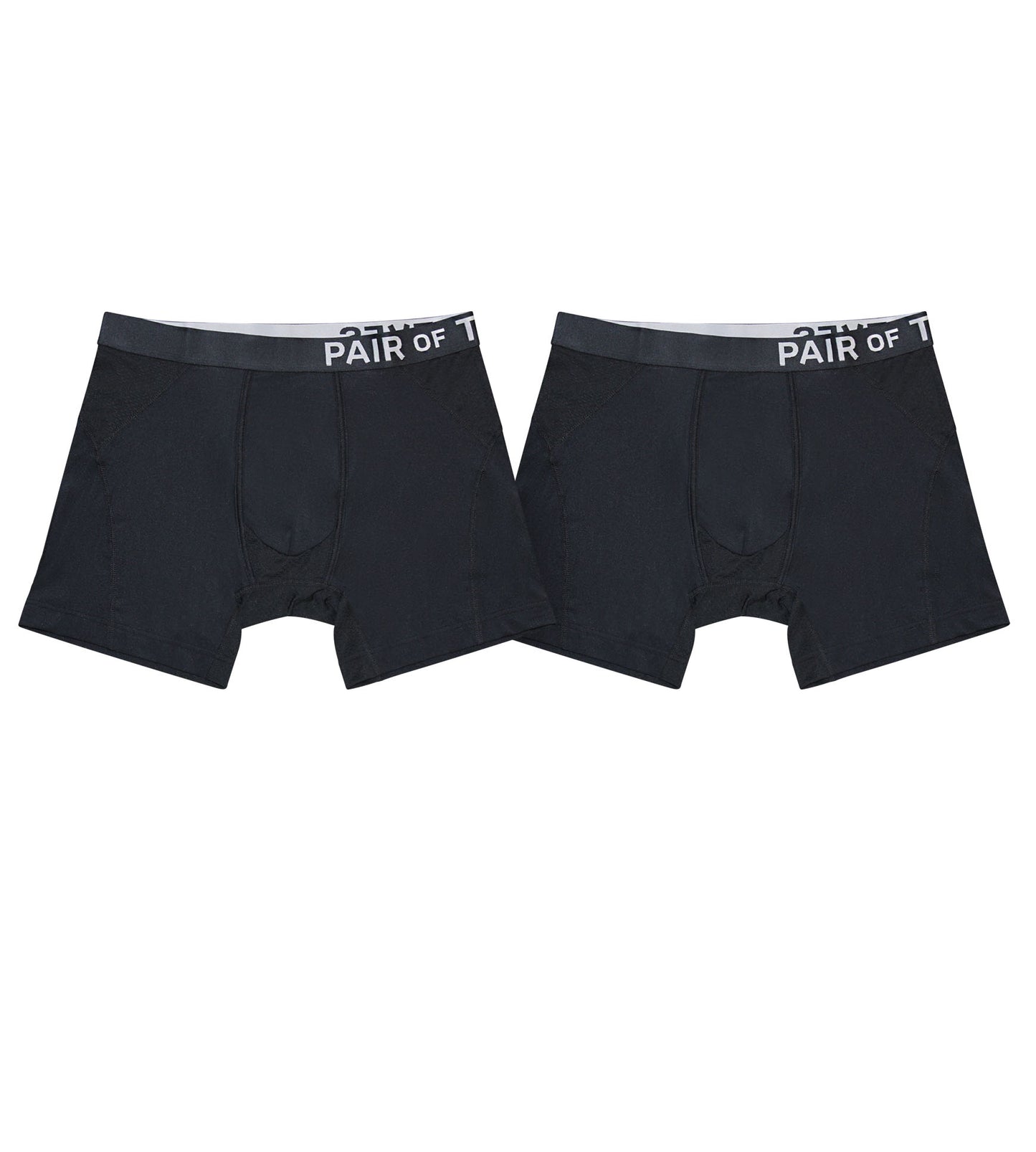 Pair of Thieves Men's 2pk Super Soft Boxer Briefs - Black/White M