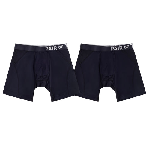 Black Bear Boys Underwear 4 Pack Long Leg Performance Compression Boxer  Briefs