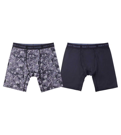 Hustle Boxer Brief - 2 Pack BCFGRY XL by Pair of Thieves