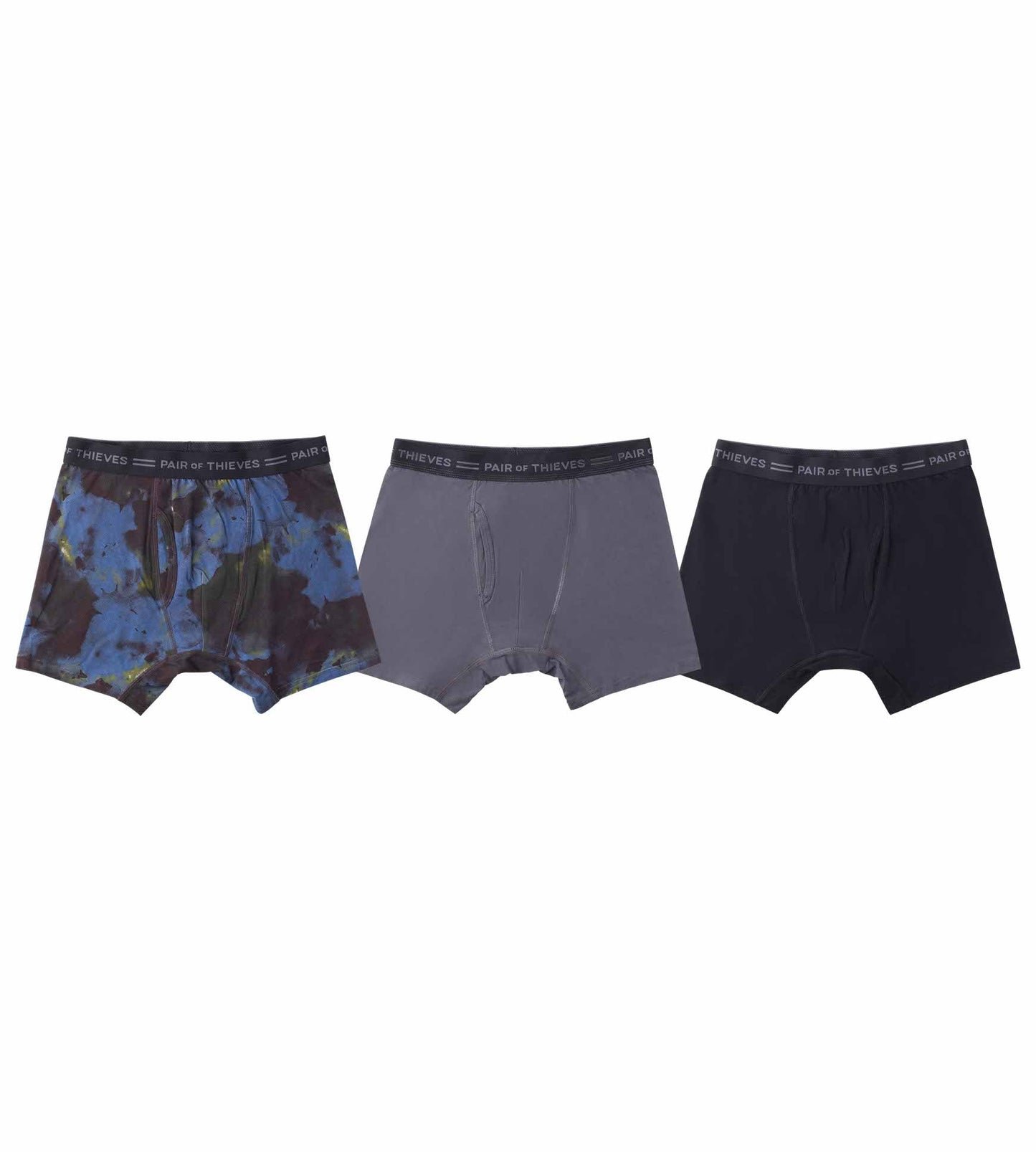 4-Way Stretch Every Day Kit Cotton Stretch Boxer Briefs (3-Pack)