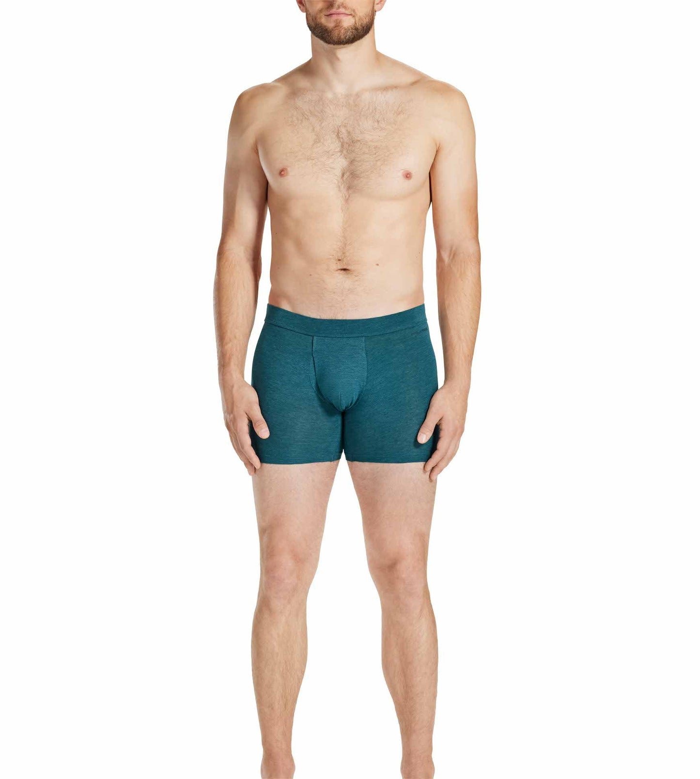 Quick Dry Action Blend Cotton Boxer Briefs (3-Pack)