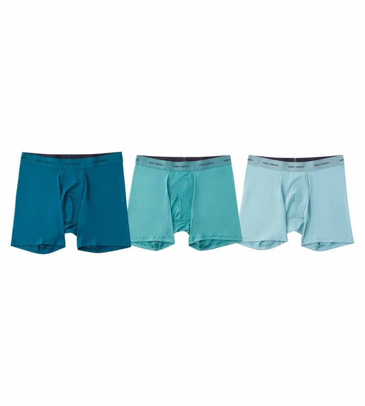 Quick Dry Action Blend Boxer Briefs (3-Pack)