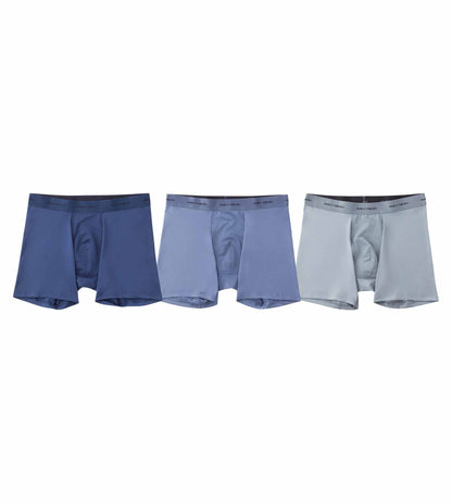 Quick Dry Action Blend Boxer Briefs (3-Pack)