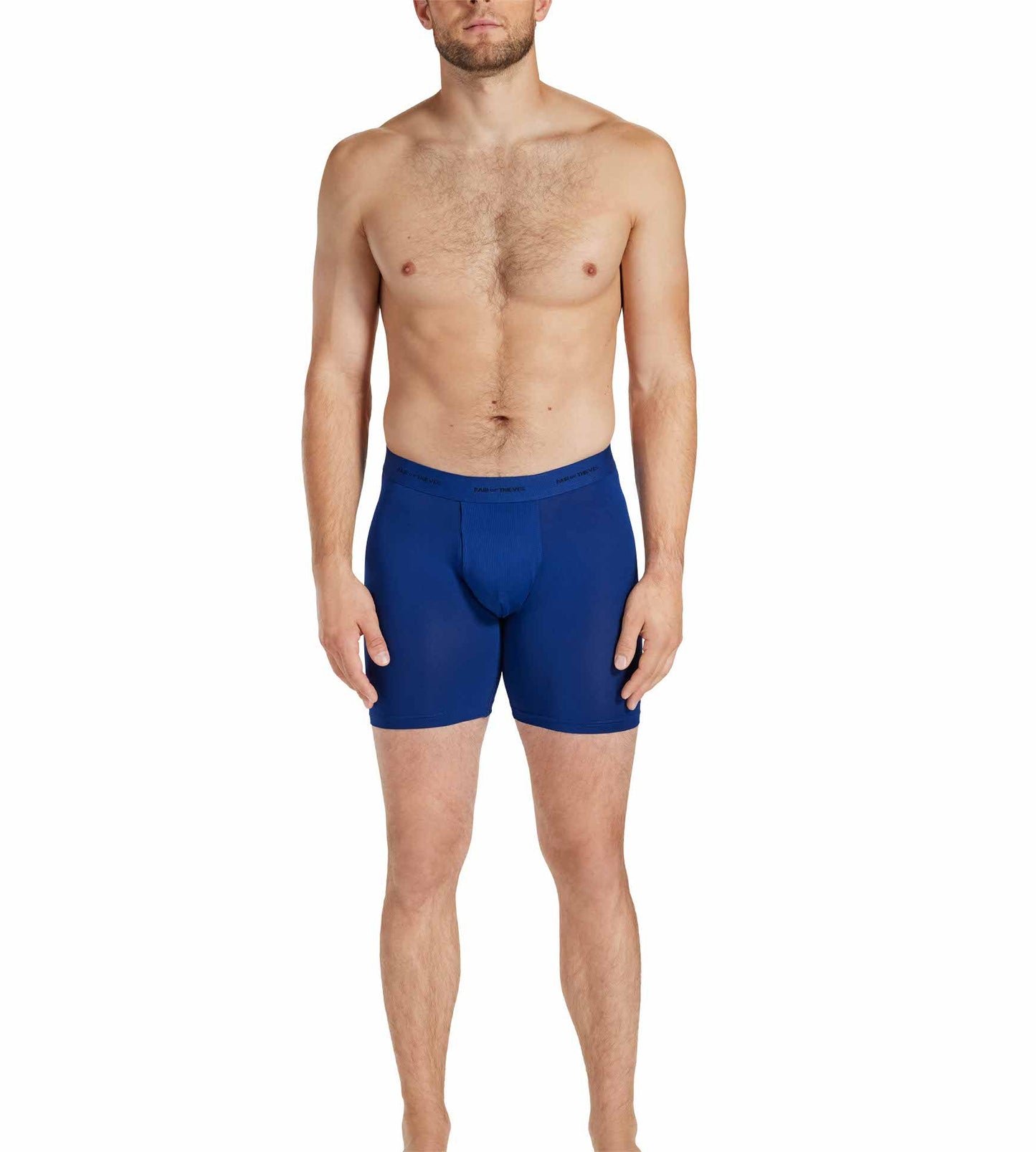 Quick Dry Action Blend Long Boxer Briefs (3-Pack)