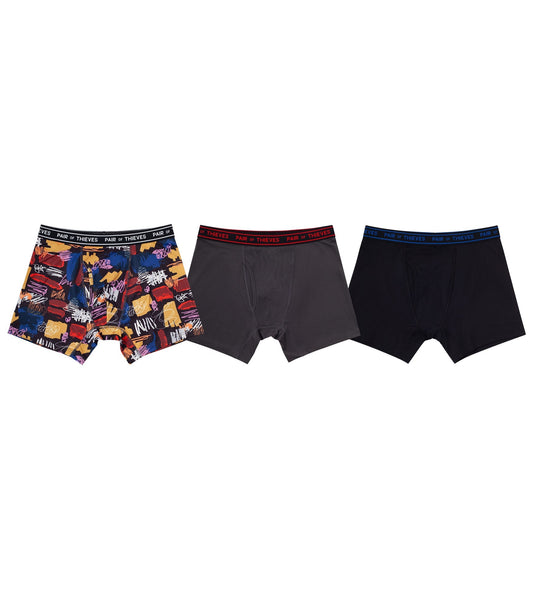 4-Way Stretch Performance Stretch Boxer Briefs (3-Pack)