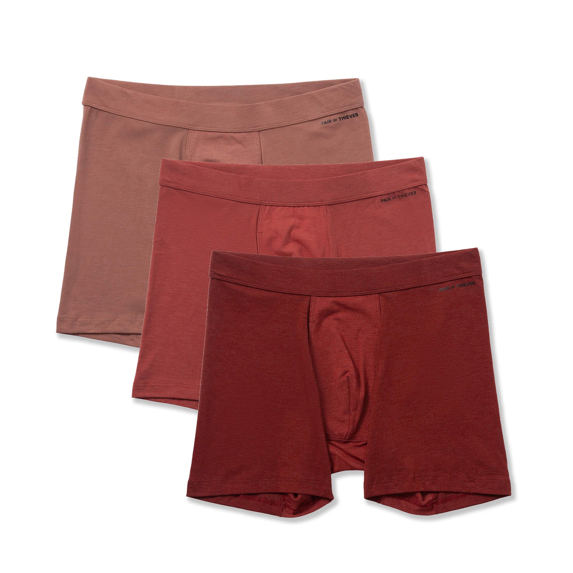 Quick Dry Action Blend Boxer Brief, 3-Pack, Cotton