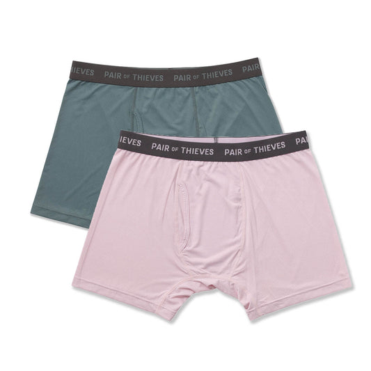 SuperFit Mesh Boxer Briefs, 2-Pack, Assorted Colors