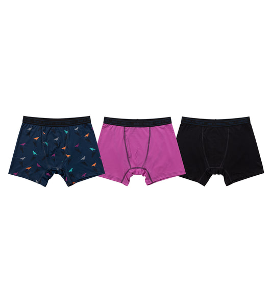 4-Way Stretch Performance Stretch Boxer Briefs (3-Pack)