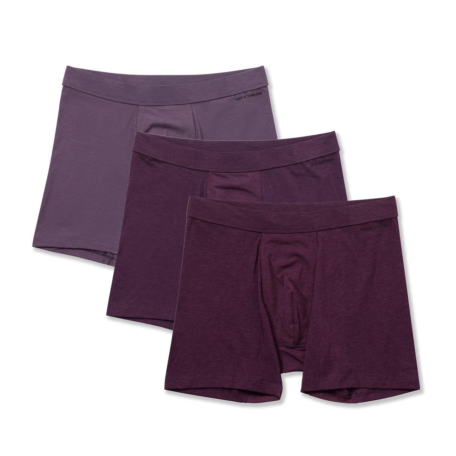Quick Dry Action Blend Boxer Brief, 3-Pack, Cotton