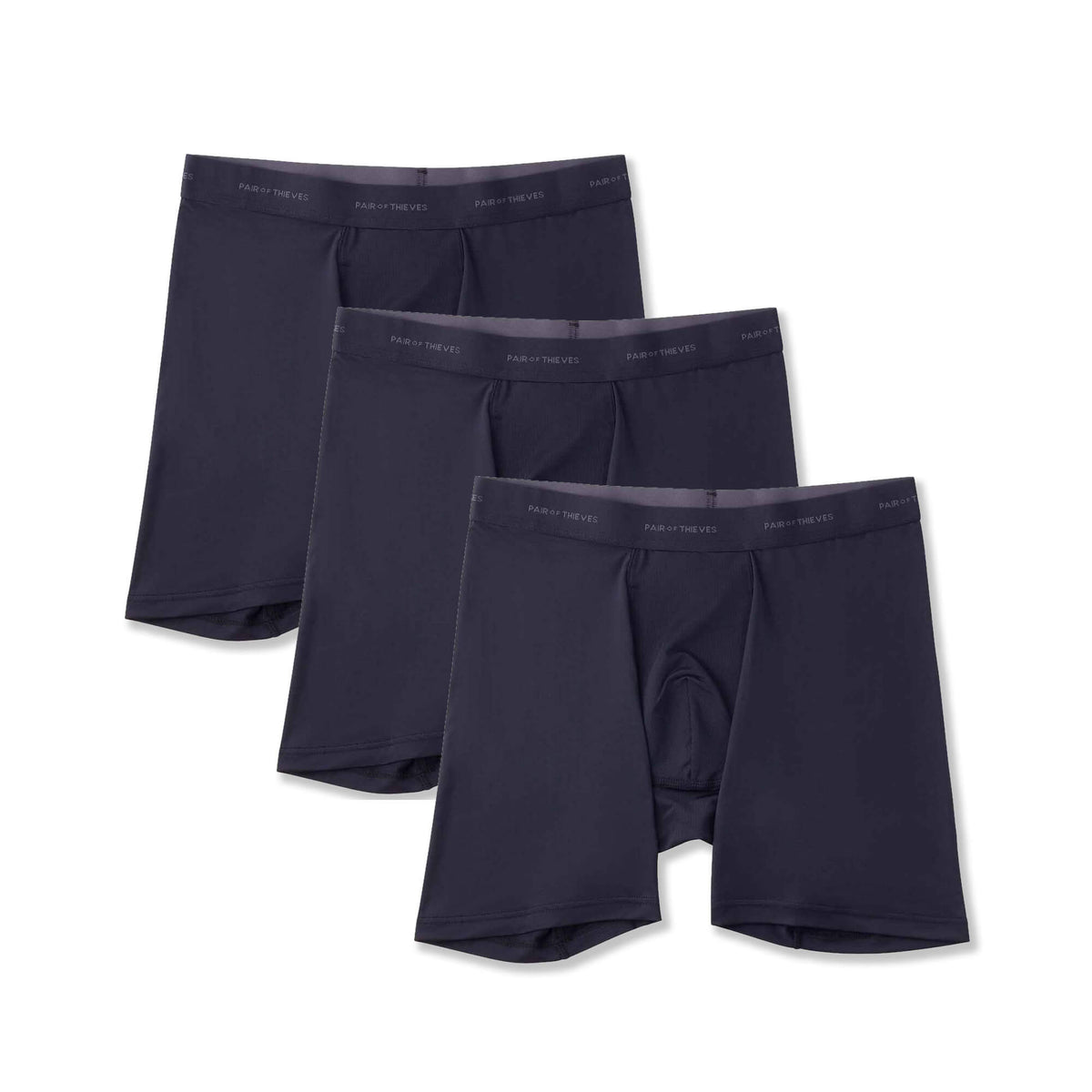 Quick Dry Action Blend Boxer Brief, 3-Pack, Poly