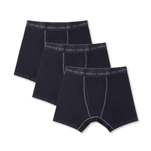 4-Way Stretch Every Day Kit Cotton Stretch Boxer Briefs (3-Pack)
