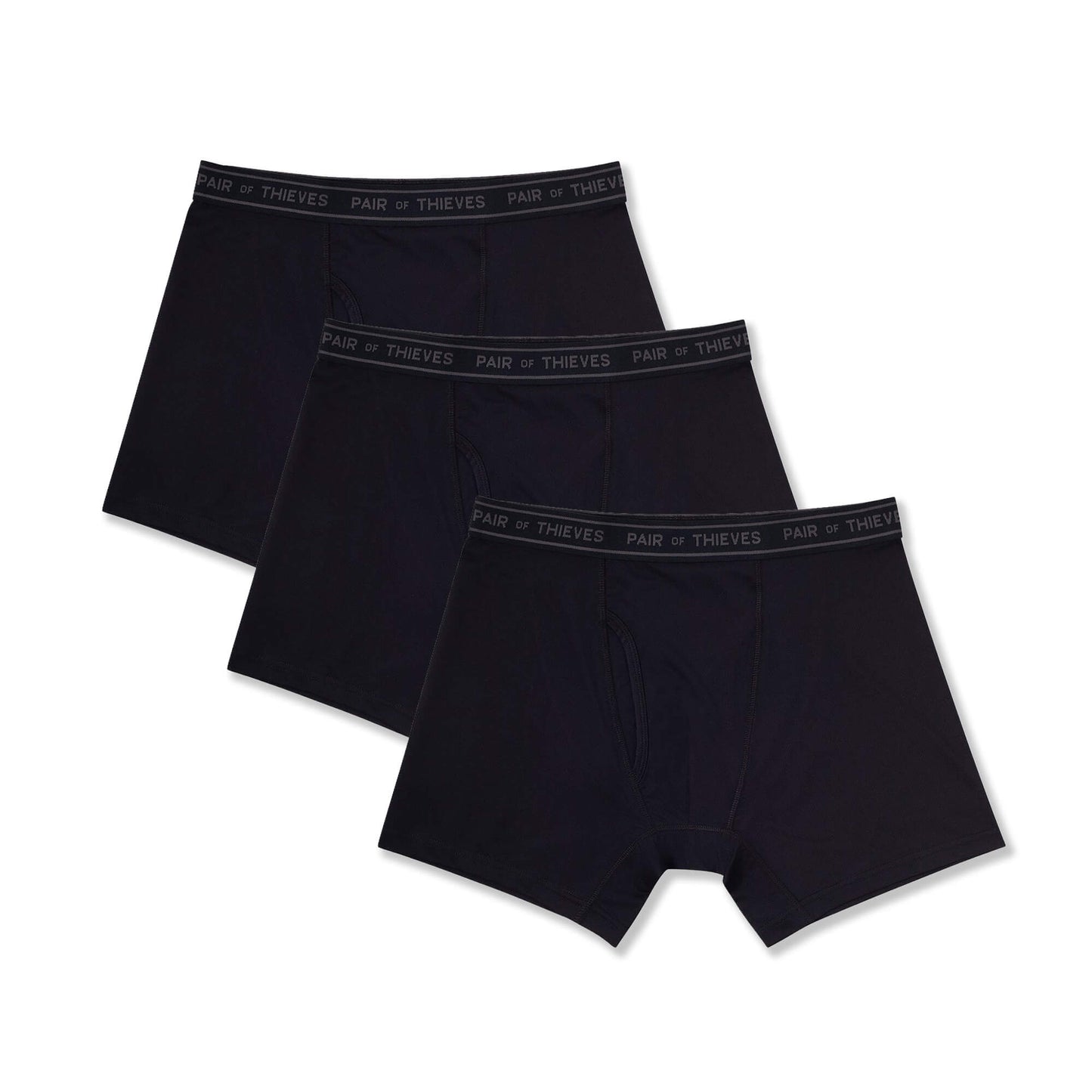 4-Way Stretch Boxer Briefs, 3-Pack, Performance