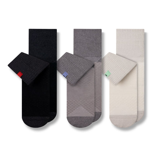Hustle Cushion Ankle Socks, 3-Pack