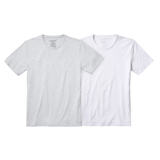 SuperSoft Crew Neck Undershirt, 2-Pack, White