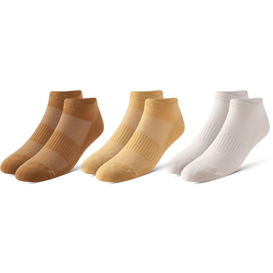 BOWO Cushion Low-Cut Socks, 3-Pack
