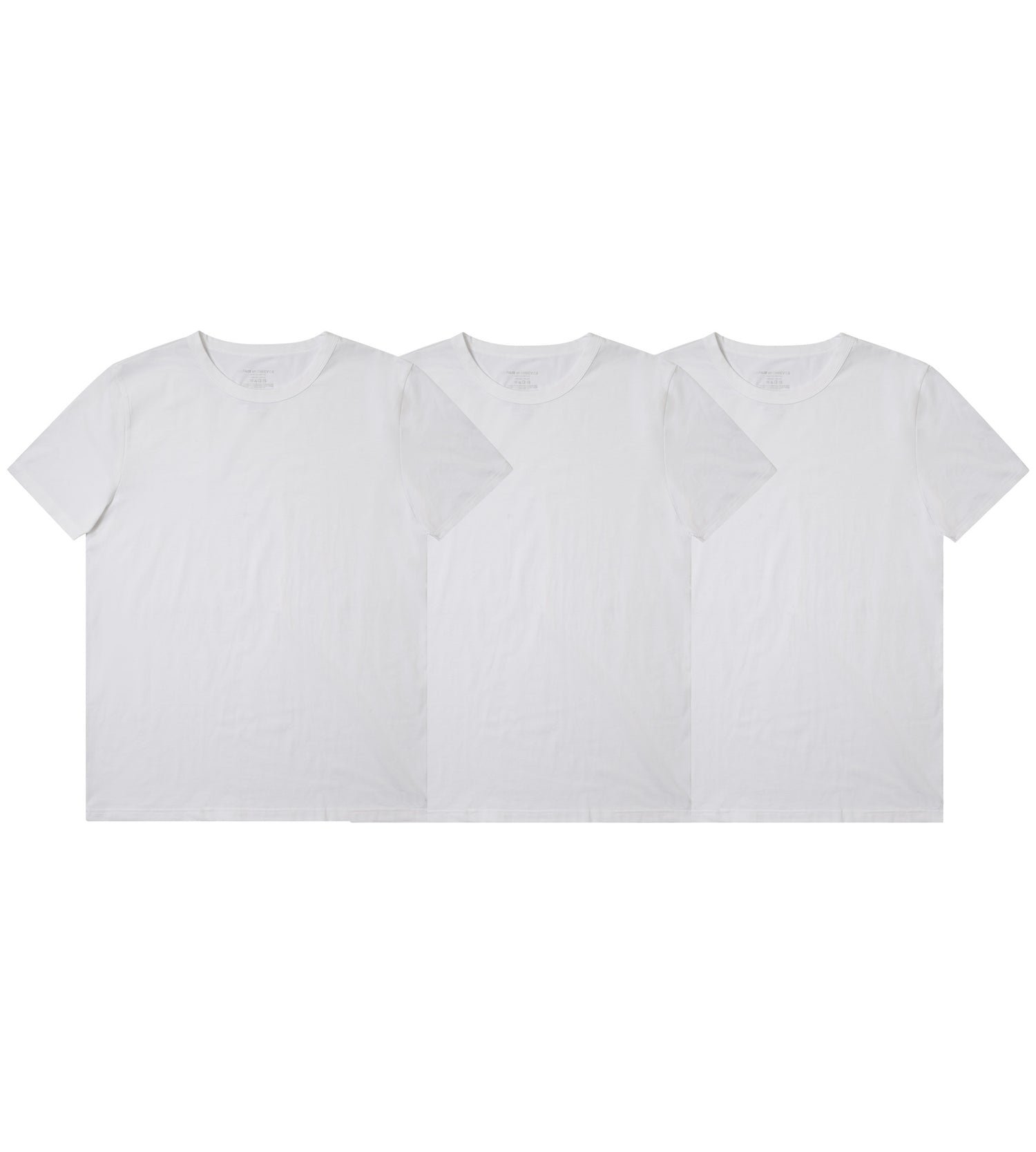 Superiair Crew Neck Undershirt, 3-Pack, White