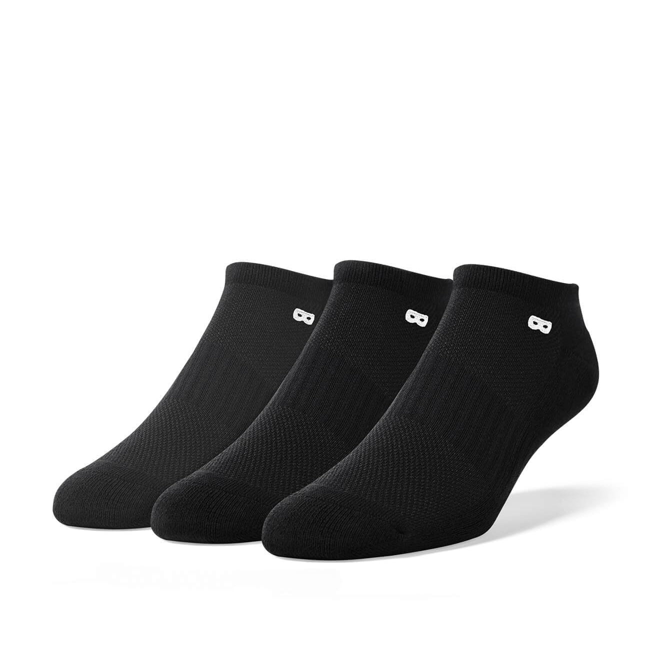 BOWO Cushion Low-Cut Socks, 3-Pack, Neutrals