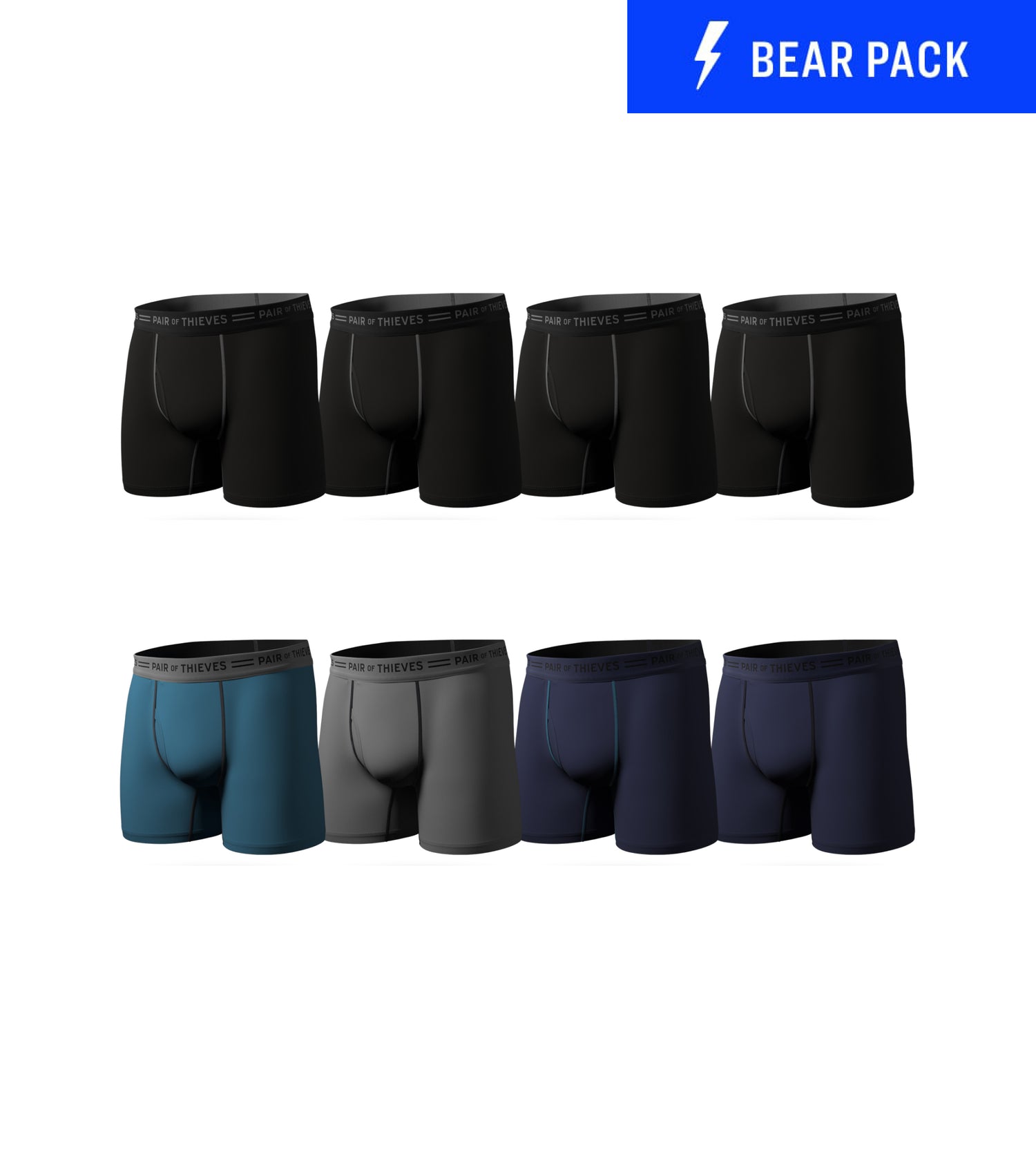 Every Day Kit Boxer Brief Bear Pack (8-pack)