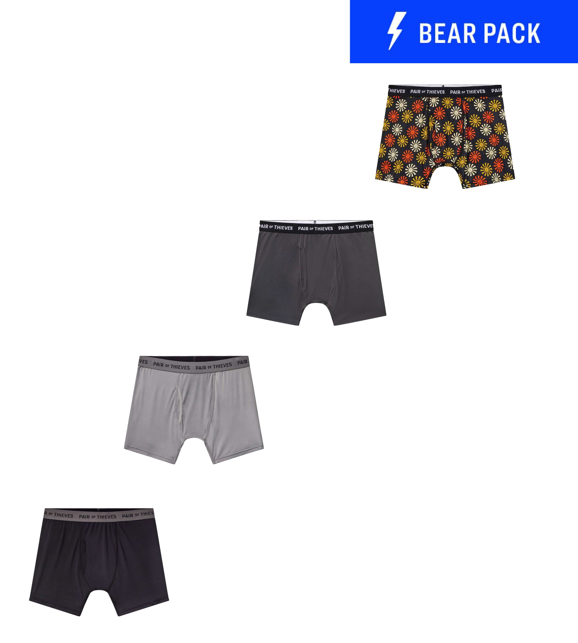 Pair of Thieves Men's SuperFit Boxer Briefs, 2-Pack - Yahoo Shopping