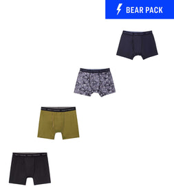 Superfit Boxer Brief Bear Pack (4-Pack)