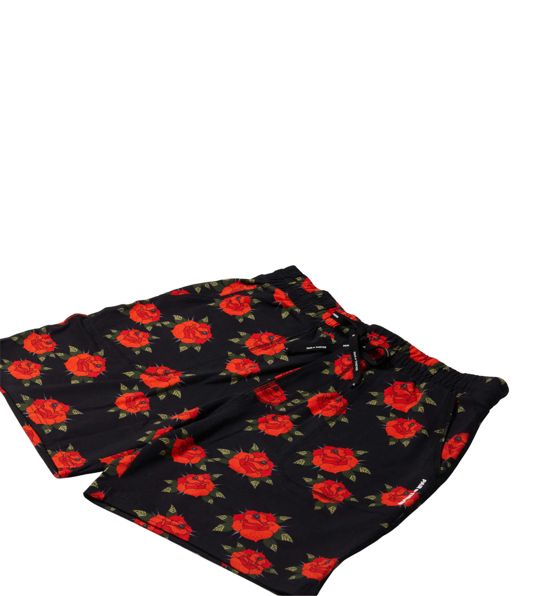 SuperSoft Lounge Shorts, Rose Pattern