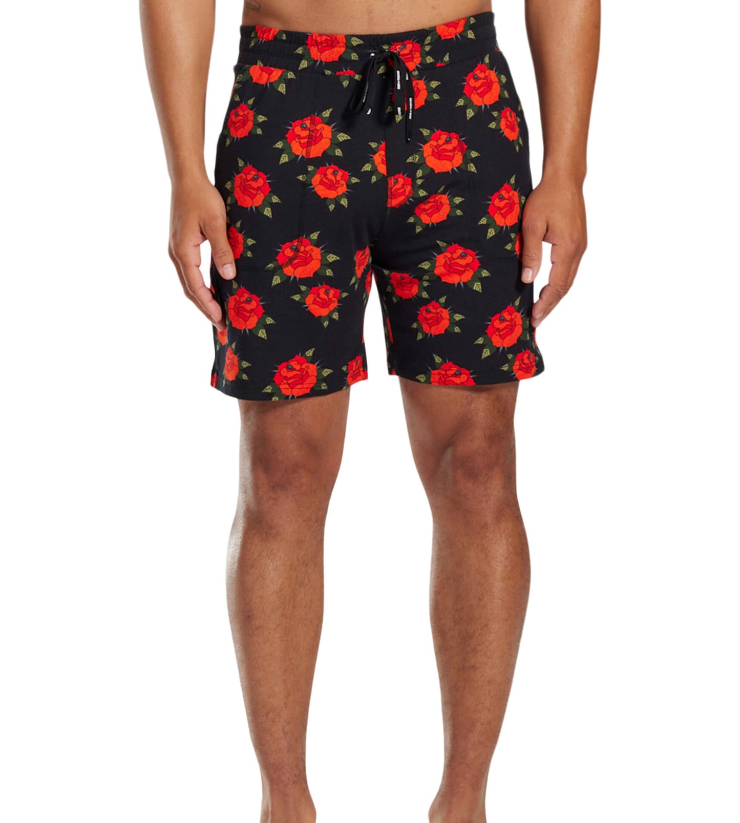 SuperSoft Lounge Shorts, Rose Pattern