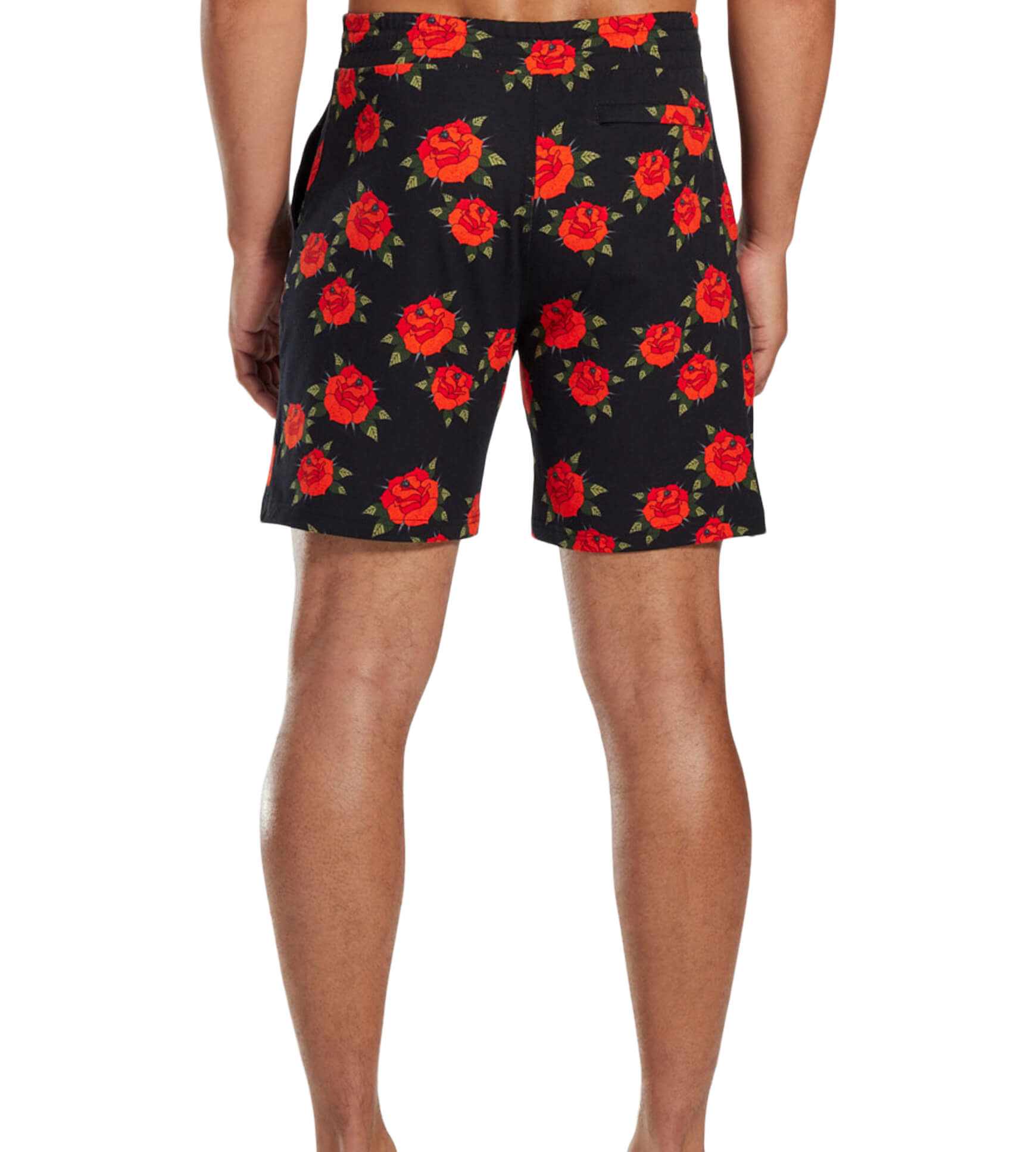 SuperSoft Lounge Shorts, Rose Pattern