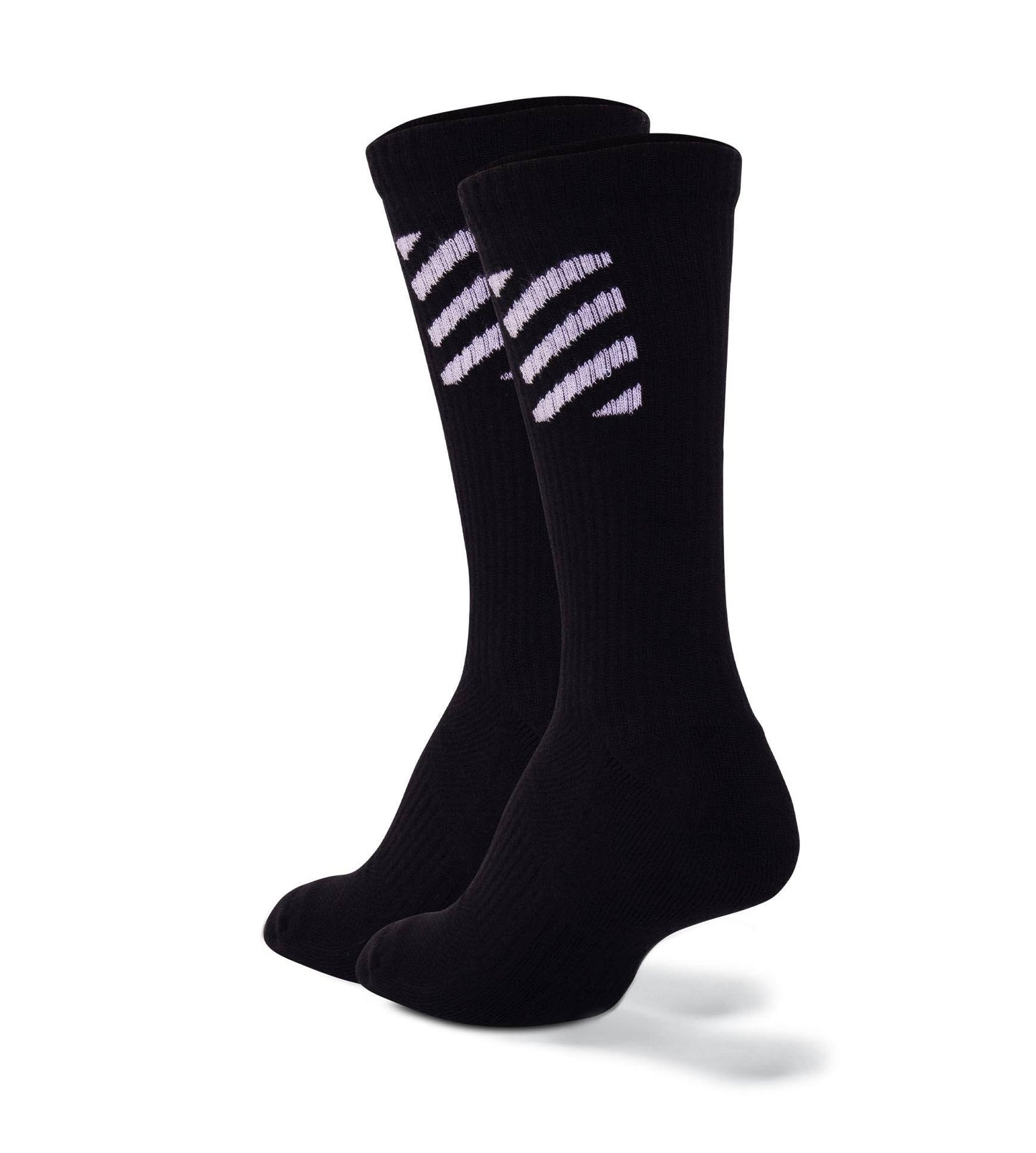 Special Edition Blackout Whiteout Cushion Crew Sock 3 Pack contains colors Black, Dark Gray, Light Gray, Dim gray, Black, Dark slate gray, Black, Lavender, Lights late gray
