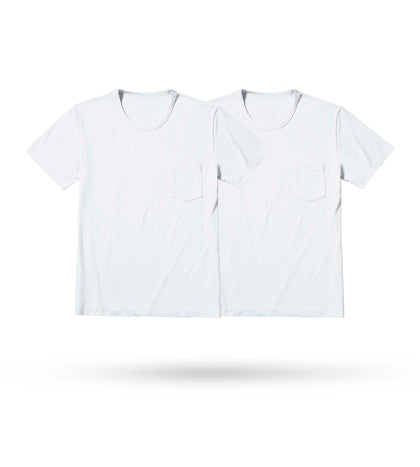 SuperSoft Pocket Crew Neck Tee 2 Pack