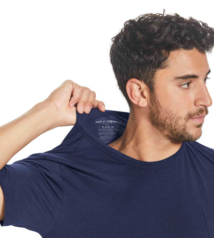 SuperSoft Pocket Crew Neck Tee 2 Pack