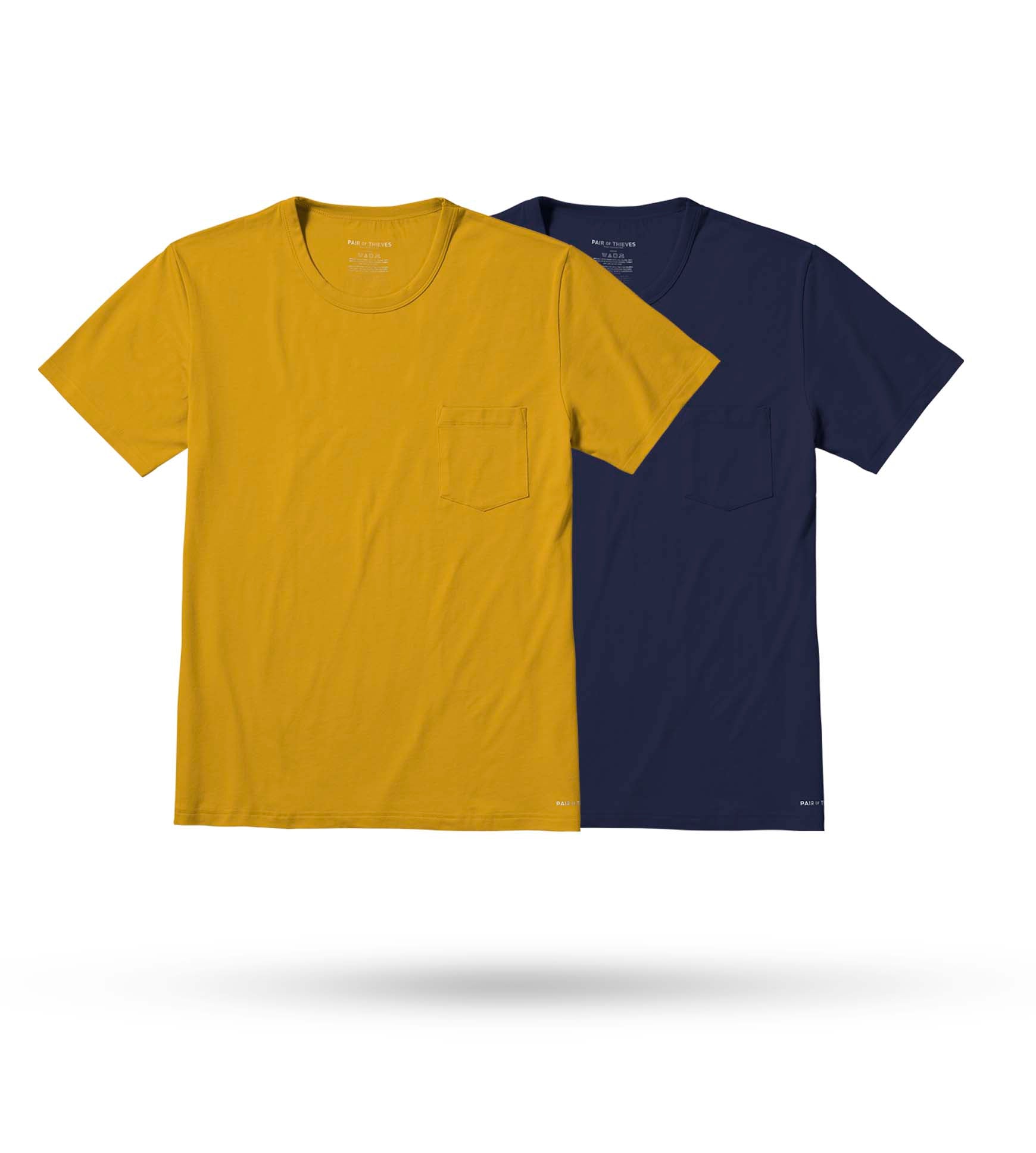 SuperSoft Pocket Crew Neck Tee 2 Pack