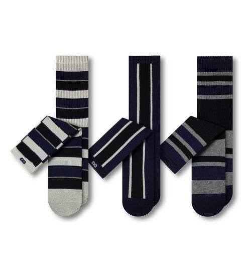 Cushion Crew Socks 3 Pack contains colors Black, Dark Gray, Dim gray, Gains boro, Black, Gray, Silver, Dark slate gray, Light Gray