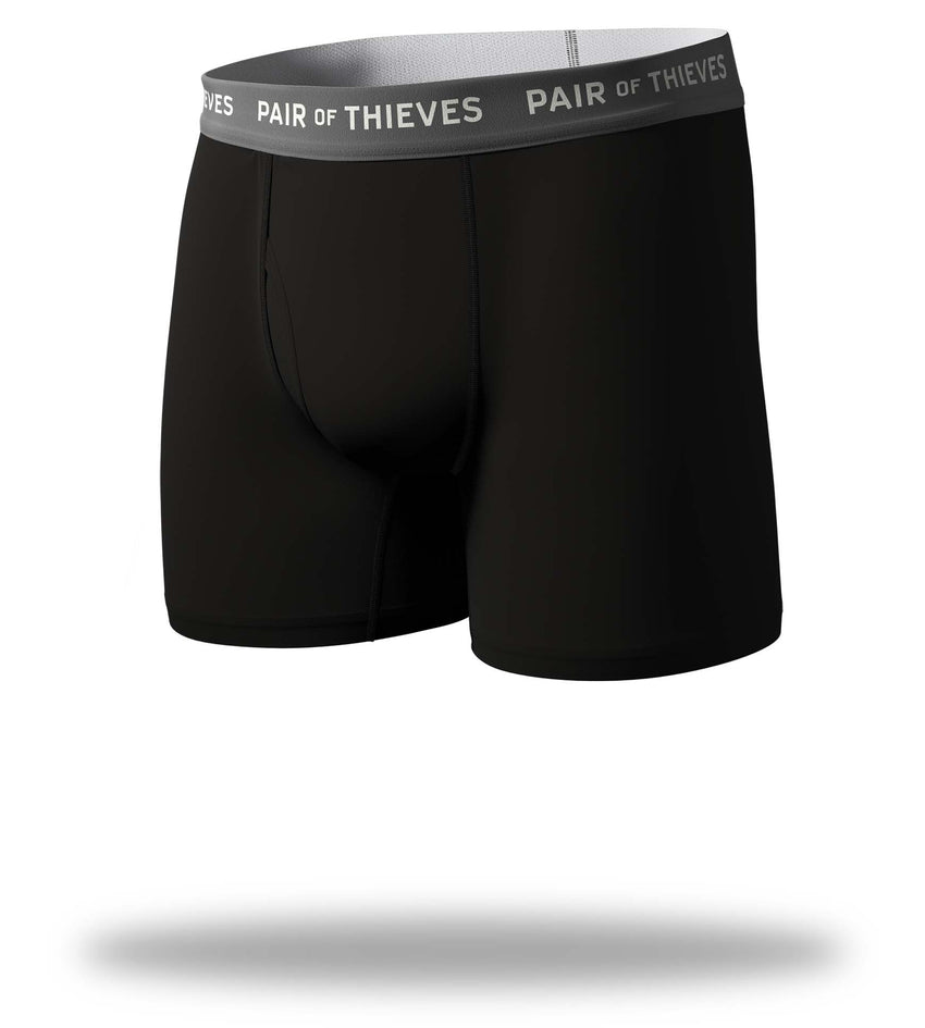 SuperSoft Boxer Briefs 2 Pack - Black/Navy - Pair of Thieves