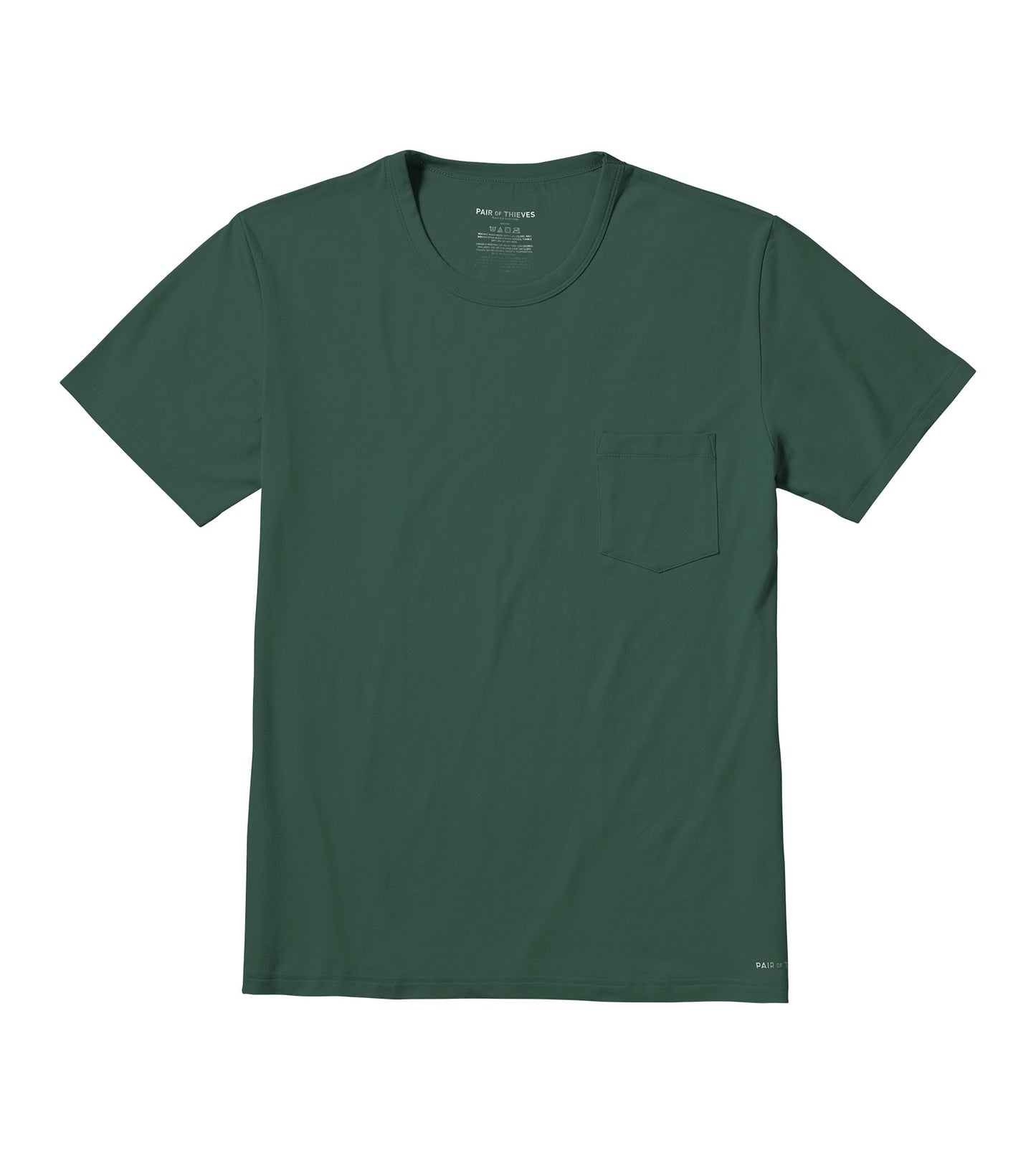 SuperSoft Crew Neck Pocket Tee colors contain: Dark slate gray, Dark Gray, Dark slate gray, Dark slate gray, Dark slate gray, Dim gray, Dark slate gray, Light Gray, Black