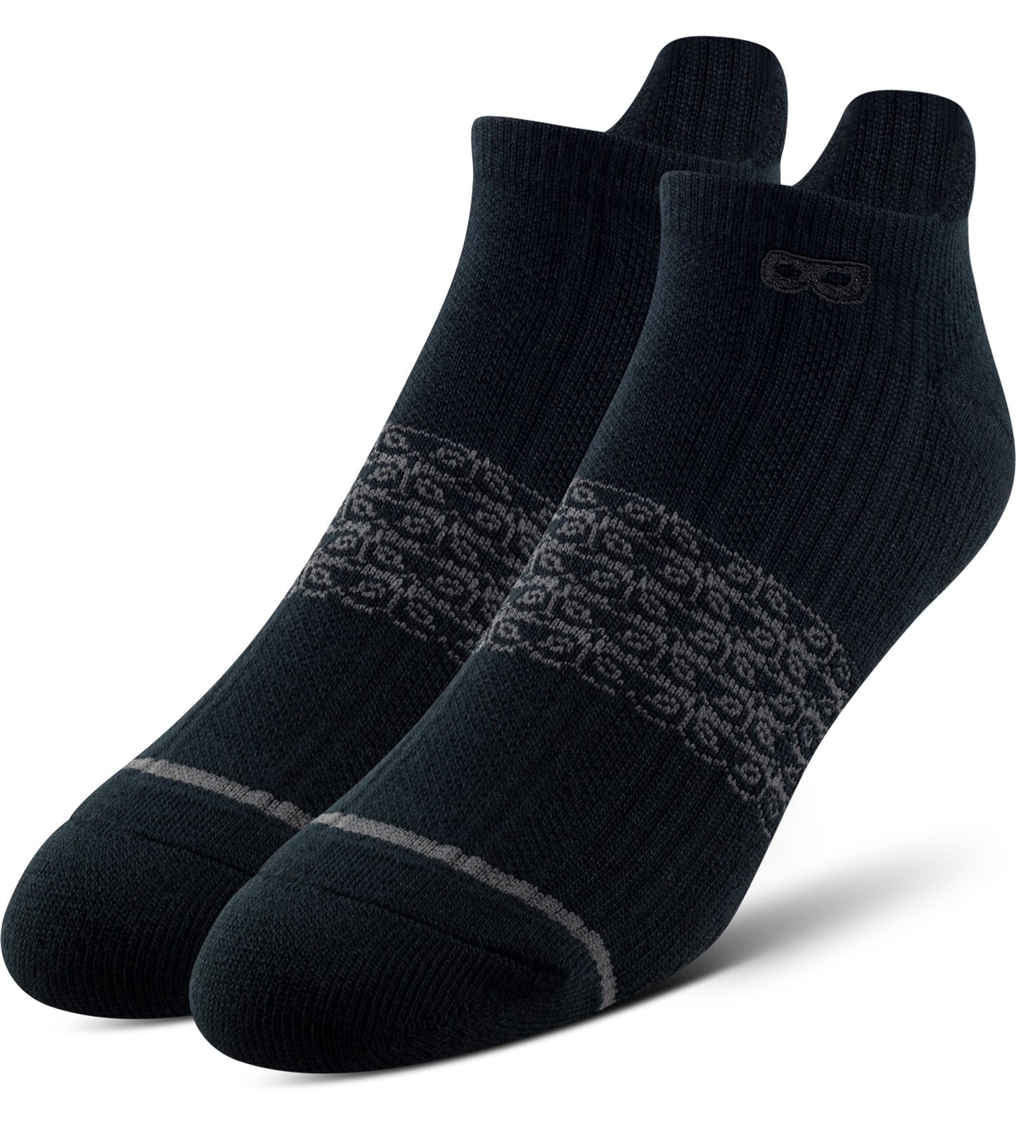 Men’s Cushion Low Cut Socks 6 Pack, black 