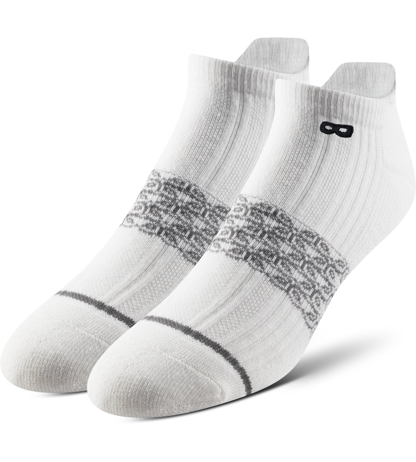 Men’s Cushion Low Cut Socks, white