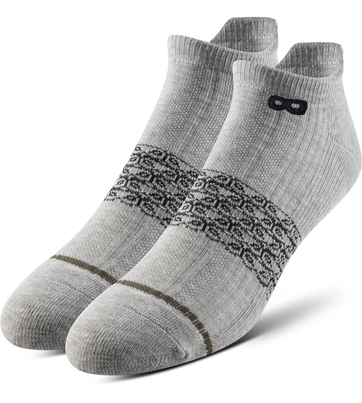 Men’s Cushion Low Cut Socks, gray