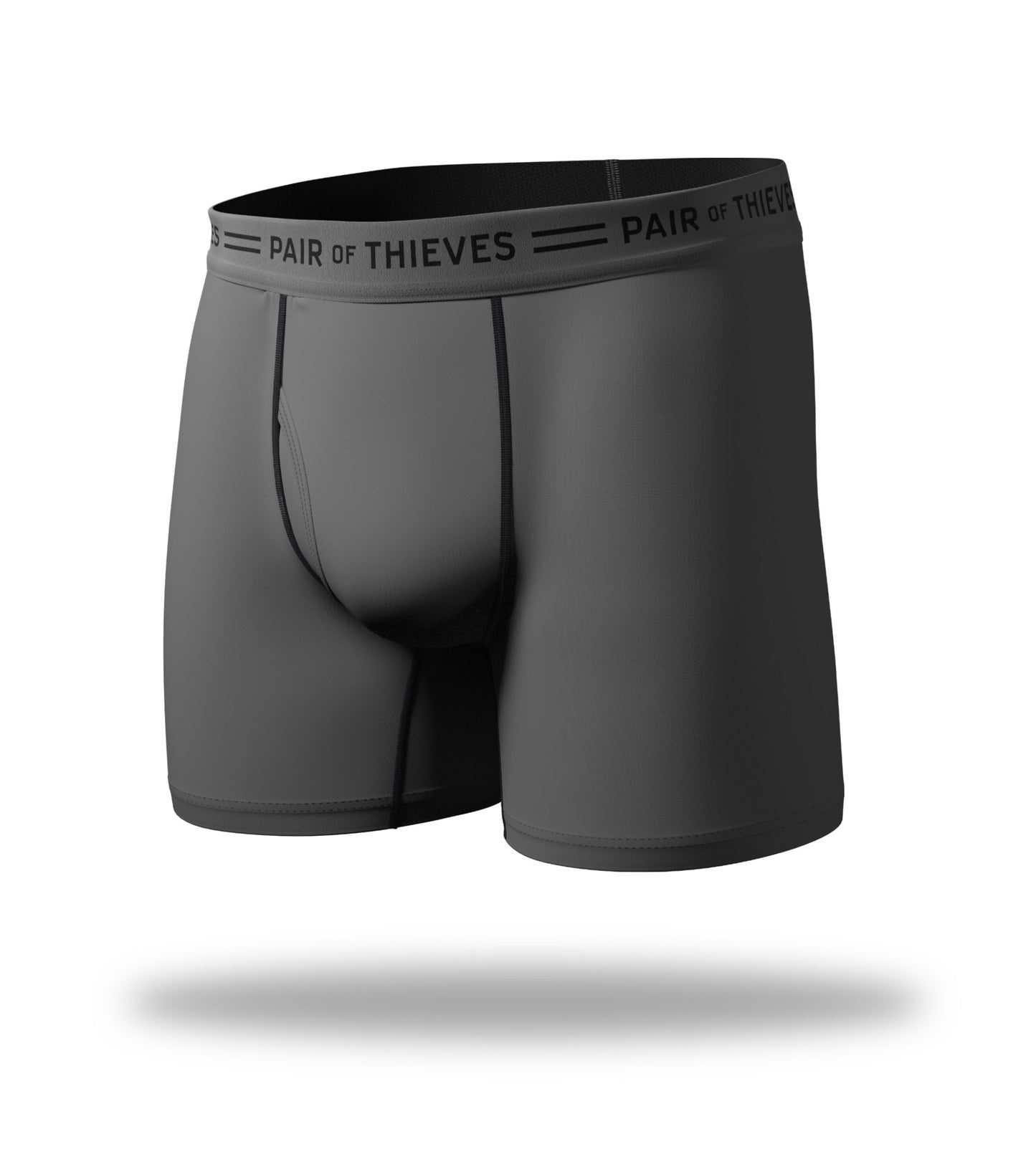 Men's Underwear Every Day Kit Boxer Brief 4 Pack Heather Grey Front
