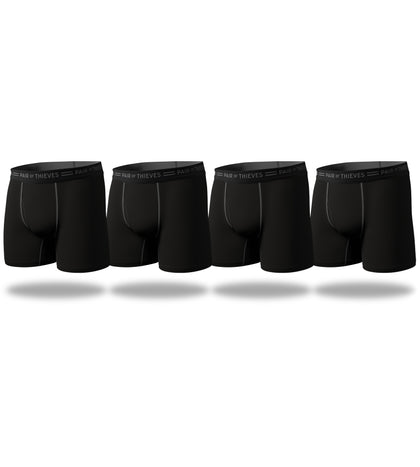 Men's Underwear Every Day Kit Boxer Brief 4 Pack Black