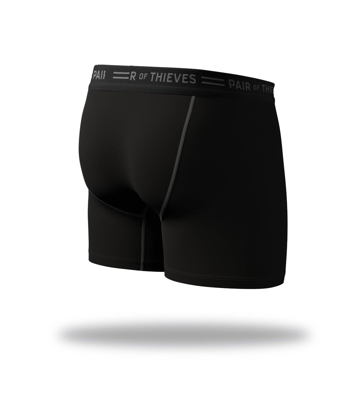 Pair of Thieves men's boxer brief underwear-sz S-1 Pr-black/WHITE  speckled-new
